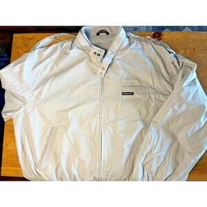 Members Only Jacket Mens Size XL Gray Iconic Cafe Racer Classic 1990s 90s